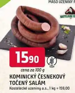 Trefa KOMINICKÝ ČESNEKOVÝ TOČENÝ SALÁM nabídka