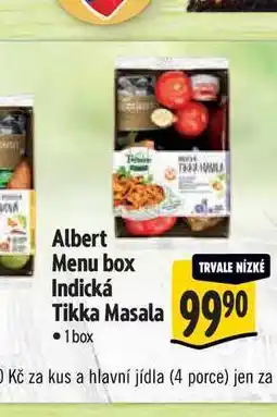 Albert Albert Menu box Indická Tikka Masala 1 box nabídka