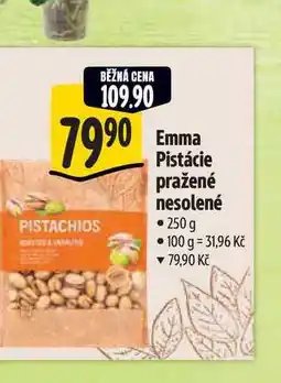 Albert Emma Pistácie pražené nesolené nabídka