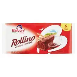 Trefa Balconi Rollino s kakaovou náplní a polevou 6 x 37g nabídka