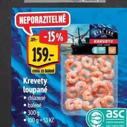 Albert Krevety loupané chlazené balené nabídka