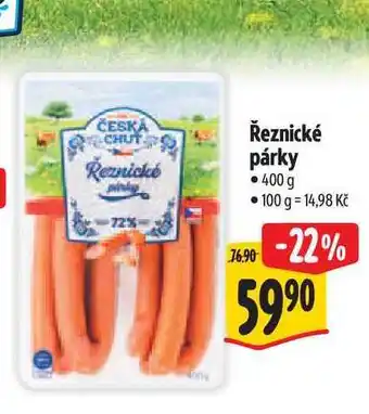 Albert Řeznické párky nabídka