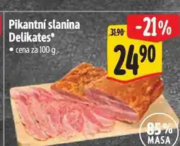 Albert Pikantní slanina Delikates nabídka