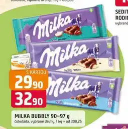 Trefa MILKA BUBBLY nabídka