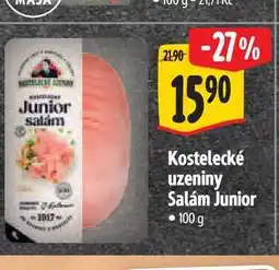 Albert Kostelecké uzeniny Salám Junior nabídka