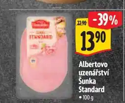 Albert Albertovo uzenářství Šunka Standard nabídka