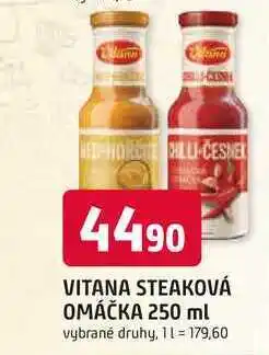 Trefa VITANA STEAKOVÁ OMÁČKA nabídka