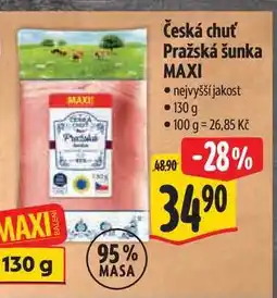 Albert Česká chuť Pražská šunka MAXI nabídka