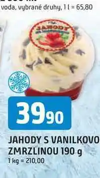 Trefa JAHODY S VANILKOVO ZMRZLINOU nabídka