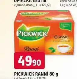 Trefa PICKWICK RANNÍ nabídka