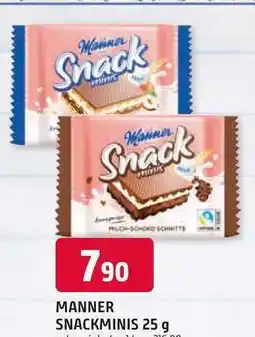 Trefa MANNER SNACKMINIS nabídka