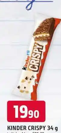 Trefa KINDER CRISPY nabídka