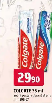 Trefa COLGATE 75 ml zubní pasta, vybrané druhy nabídka