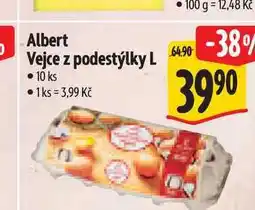 Albert Albert Vejce z podestýlky L 10 ks nabídka