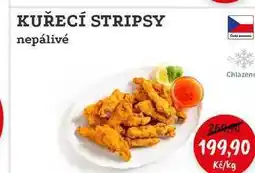 RABBIT řeznictví KUŘECÍ STRIPSY nepálivé Chlazené nabídka