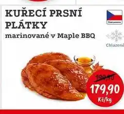 RABBIT řeznictví KUŘECÍ PRSNÍ PLÁTKY marinované v Maple BBQ Chlazené nabídka