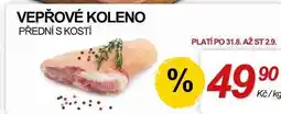 ZEMAN VEPŘOVÉ KOLENO PŘEDNÍ S KOSTÍ nabídka