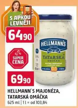 Terno HELLMANN'S MAJONÉZA, TATARSKÁ OMÁČKA nabídka