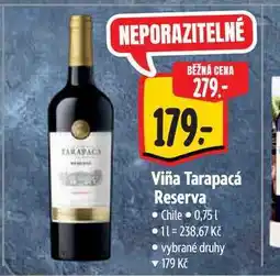 Albert Viña Tarapacá Reserva nabídka