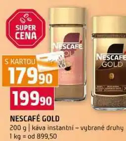 Terno NESCAFE GOLD 200 g káva instantní vybrané druhy nabídka