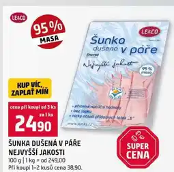 Terno ŠUNKA DUŠENÁ V PÁŘE NEJVYŠŠÍ JAKOSTI nabídka