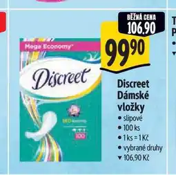 Albert Discreet Dámské vložky slipové 100 ks nabídka
