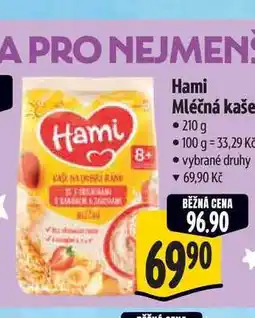 Albert Hami Mléčná kaše nabídka