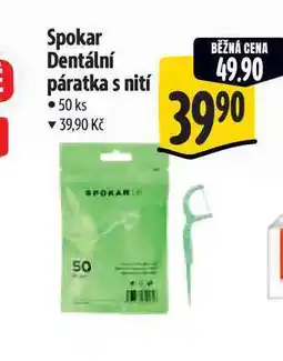 Albert Spokar Dentální páratka s nití 50 ks nabídka