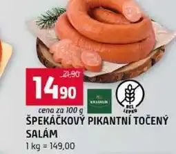 Terno ŠPEKÁČKOVÝ PIKANTNÍ TOČENÝ SALÁM nabídka
