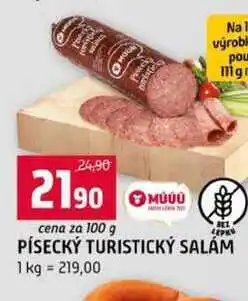 Terno PÍSECKÝ TURISTICKÝ SALÁM nabídka