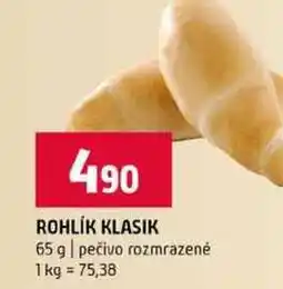 Terno ROHLÍK KLASIK 65 g pečivo rozmrazené nabídka