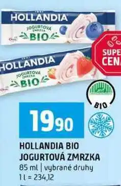 Terno HOLLANDIA BIO JOGURTOVÁ ZMRZKA 85 ml vybrané druhy nabídka
