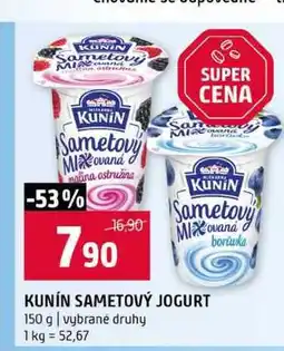 Terno KUNÍN SAMETOVÝ JOGURT 150 g vybrané druhy nabídka