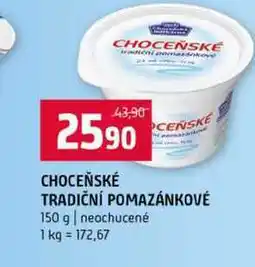 Terno CHOCEŇSKÉ TRADIČNÍ POMAZÁNKOVÉ 150 g neochucené nabídka