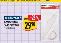 Albert Geometrická sada pravítek 4 ks v balení nabídka