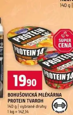 Terno BOHUŠOVICKÁ MLÉKÁRNA PROTEIN TVAROH 140 g vybrané druhy nabídka