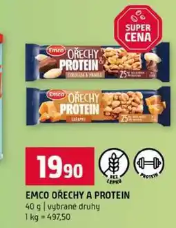 Terno EMCO OŘECHY A PROTEIN 40 g vybrané druhy nabídka