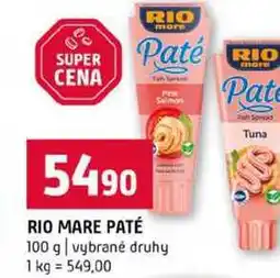 Terno RIO MARE PATÉ 100 g vybrané druhy nabídka