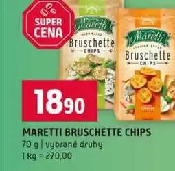 Terno MARETTI BRUSCHETTE CHIPS 70 g vybrané druhy nabídka
