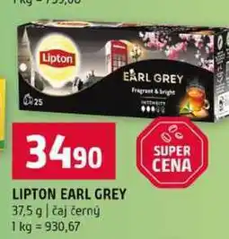 Terno LIPTON EARL GREY 37,5 g čaj černý nabídka