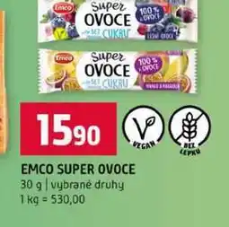 Terno EMCO SUPER OVOCE 30 g vybrané druhy nabídka
