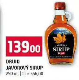 Terno DRUID JAVOROVÝ SIRUP nabídka