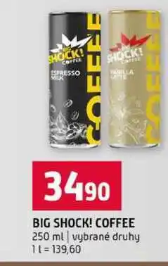 Terno BIG SHOCK! COFFEE 250 ml vybrané druhy nabídka