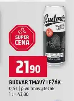Terno BUDVAR TMAVÝ LEŽÁK 0,5l pivo tmavý ležák nabídka