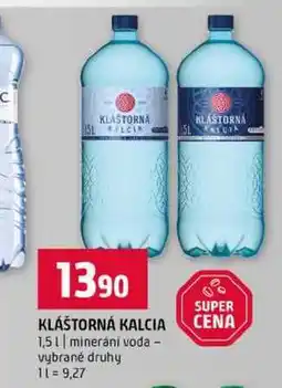 Terno KLÁŠTORNÁ KALCIA 1,5l minerani voda vybrané druhy nabídka
