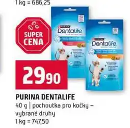 Terno PURINA DENTALIFE 40 g pochoutka pro kočky vybrané druhy nabídka