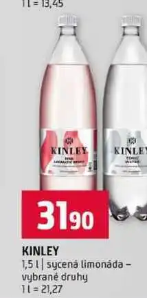 Terno KINLEY 1,5l sycená limonáda vybrané druhy nabídka