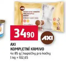 Terno AXI KOMPLETNÍ KRMIVO 4x 85 g kapsičky pro kočky nabídka