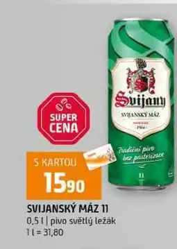 Terno SVIJANSKÝ MÁZ 11 0,5l pivo světlý ležák nabídka