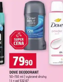 Terno DOVE DEODORANT 50-150 ml vybrané druhy nabídka